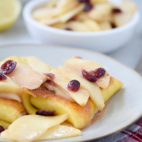 blintzes with apple