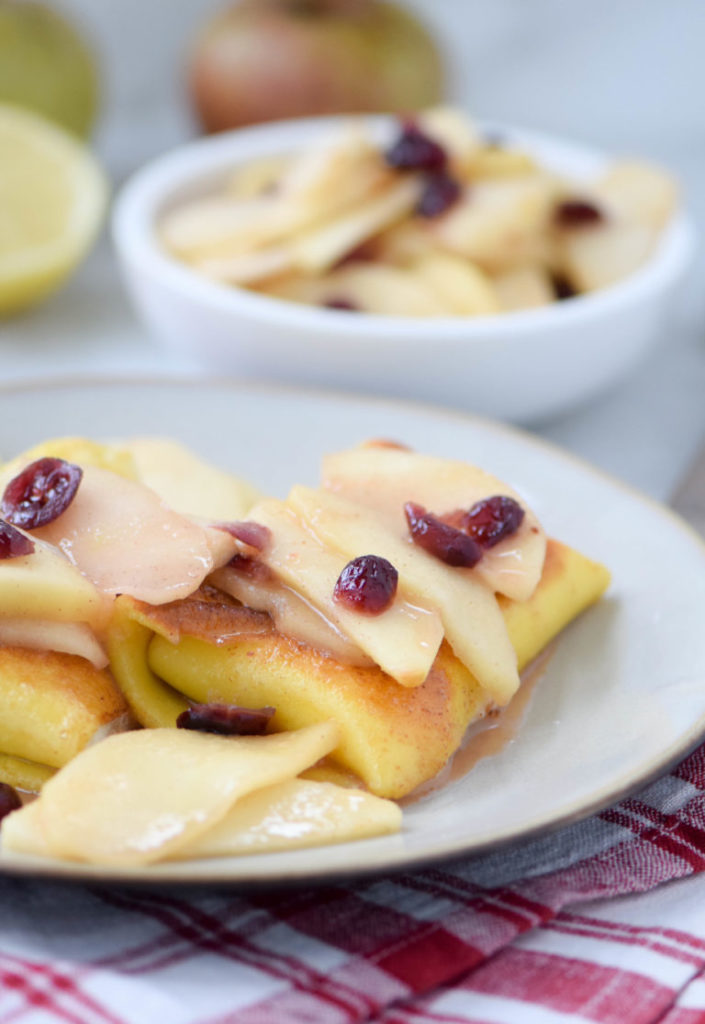 blintzes with apple